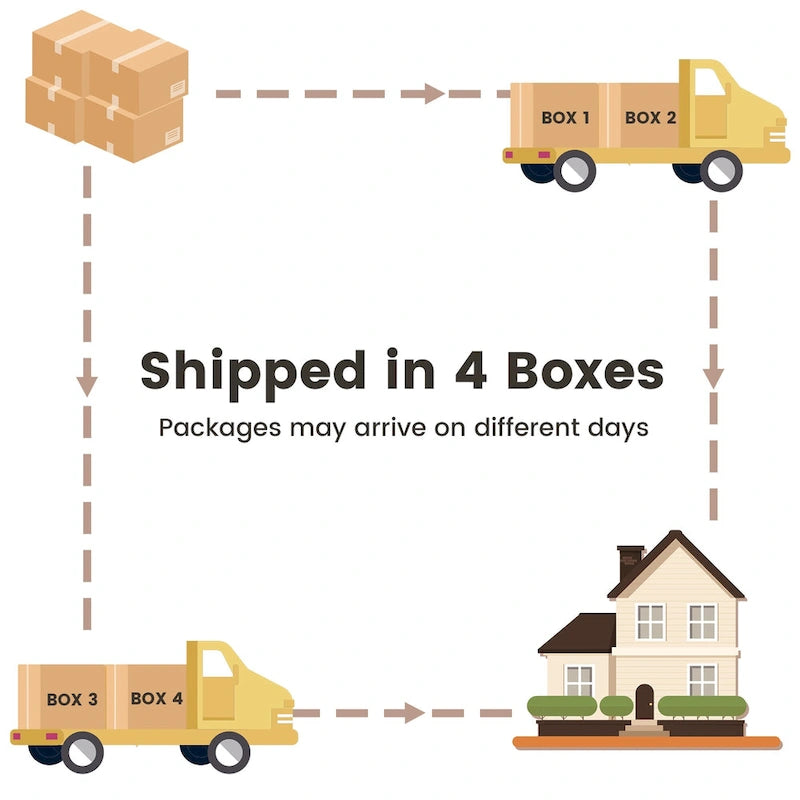 XIZZI 8-piece Outdoor Patio Furniture Sectional Set with Fire Pit Table