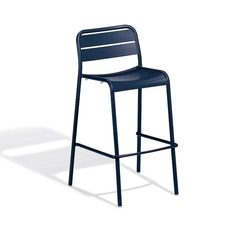 Oxford Garden Kapri 41-inch Coated Aluminum Frame Bar Chair