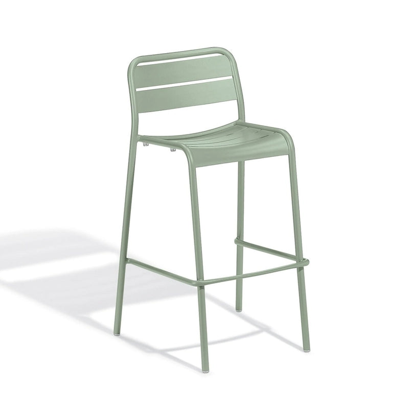 Oxford Garden Kapri 41-inch Coated Aluminum Frame Bar Chair