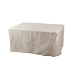 Aluminum 48in Fire Table Set with Four Swivel Rockers & Accessories