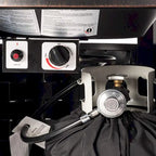 Aluminum 48in Fire Table Set with Four Swivel Rockers & Accessories