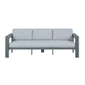 Sardinia Aluminum Frame Outdoor 84   Sofa