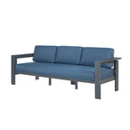 Sardinia Aluminum Frame Outdoor 84   Sofa