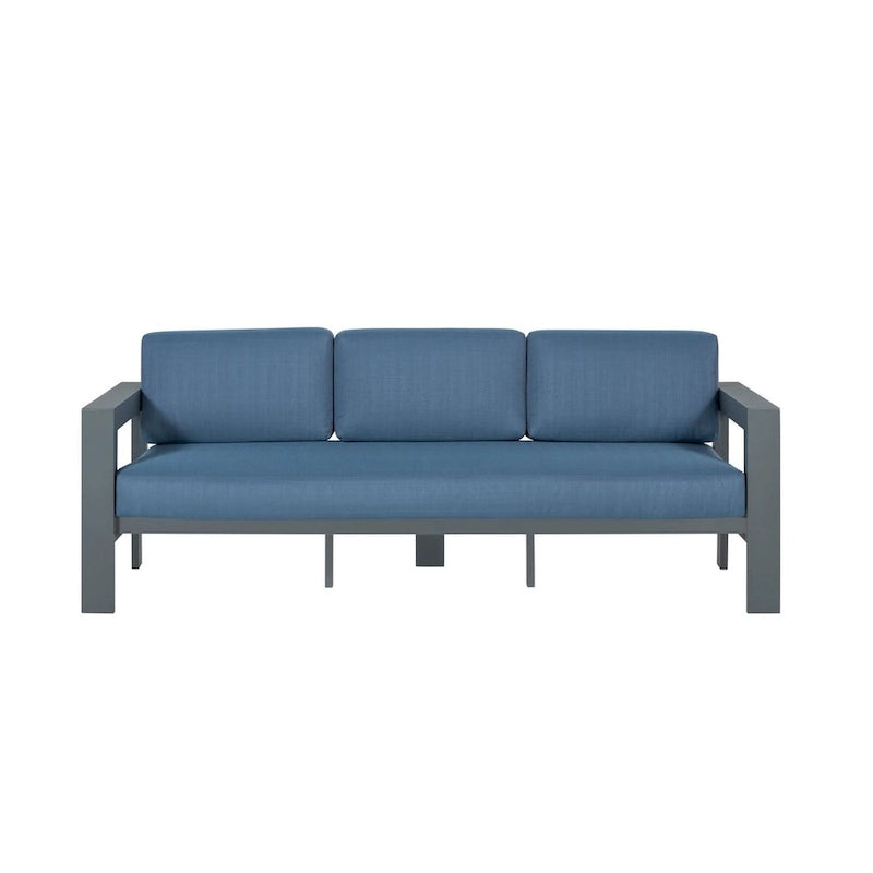 Sardinia Aluminum Frame Outdoor 84   Sofa