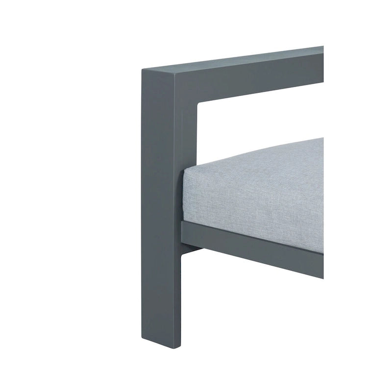 Sardinia Aluminum Frame Outdoor 84   Sofa