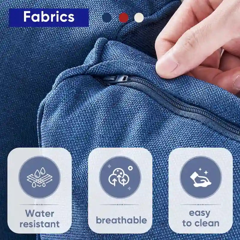 4 Piece Outdoor Sofa Swivel Chair with Table - Brown
