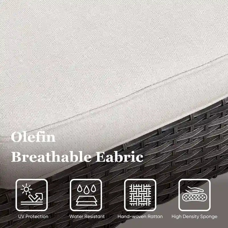 Rattan Dining Chairs Porch Chairs Outside Club Chairs - Grey