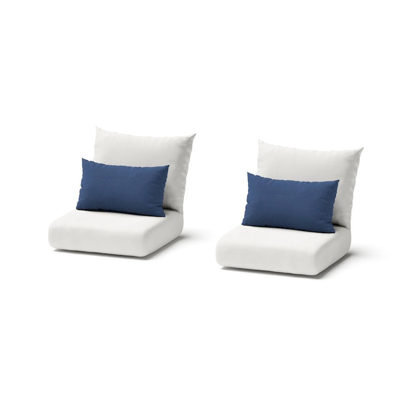 Milo Espresso 3 Piece Sunbrella Outdoor Patio Club Chairs and Side Table