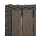 Milo Espresso 3 Piece Sunbrella Outdoor Patio Club Chairs and Side Table