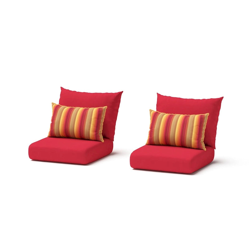 Milo Espresso 3 Piece Sunbrella Outdoor Patio Club Chairs and Side Table