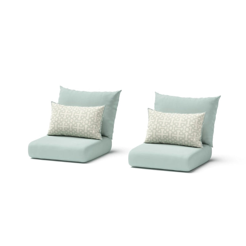 Milo Espresso 3 Piece Sunbrella Outdoor Patio Club Chairs and Side Table