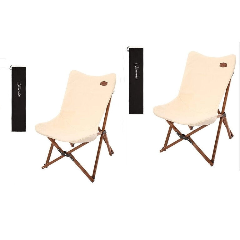 Portable Folding Canvas Camping Chair with Carry Bag for Camping, Beach, Picnic, Garden, Patio