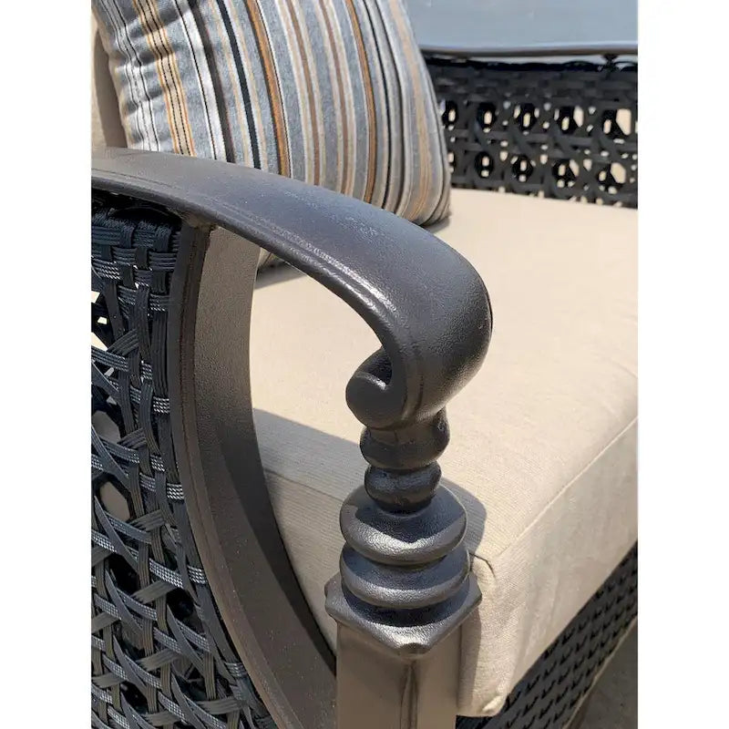 Monterey Patio Motion Swivel Rocking Club Chair