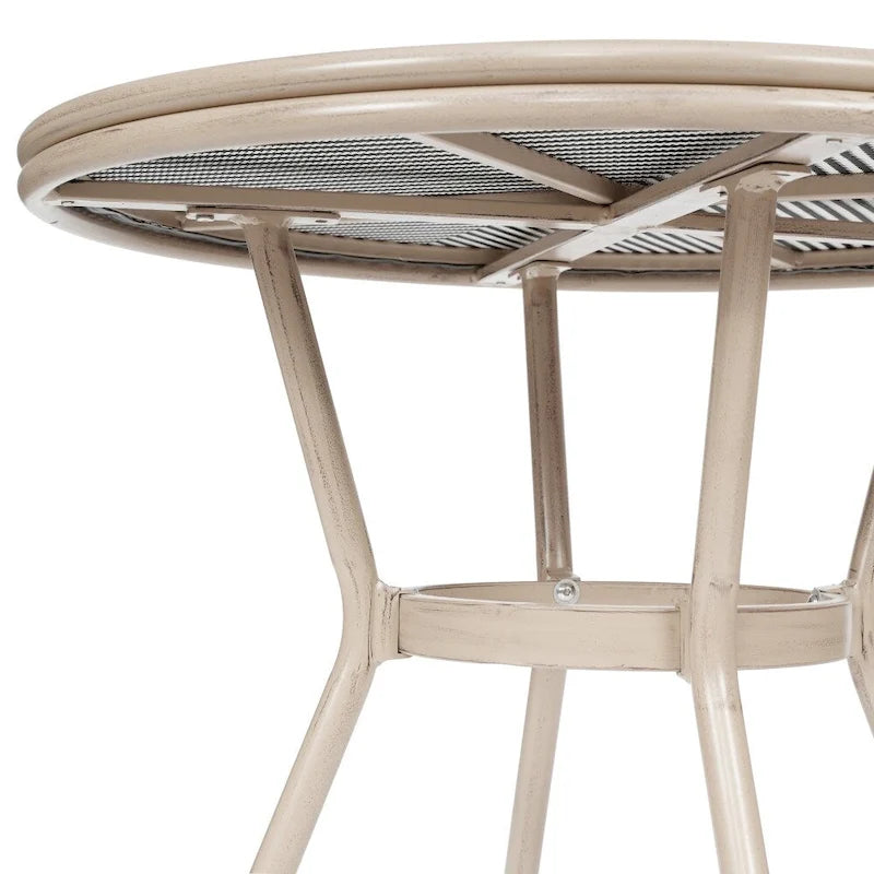 Indoor/Outdoor Commercial Glass Top Bistro Table