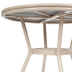 Indoor/Outdoor Commercial Glass Top Bistro Table