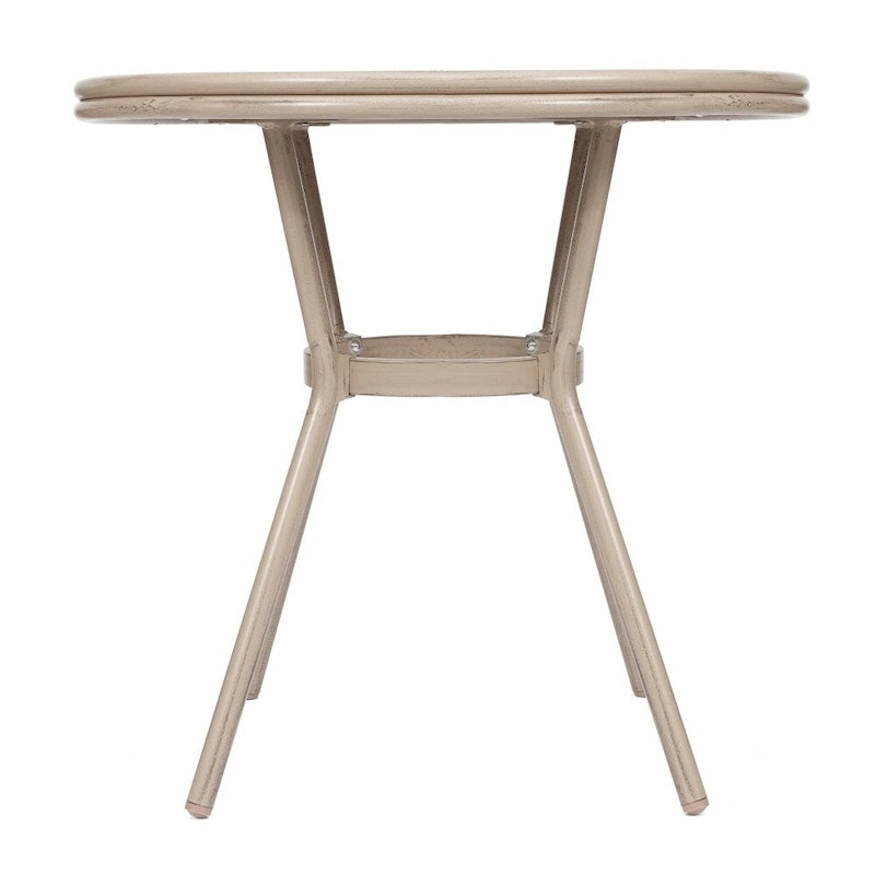 Indoor/Outdoor Commercial Glass Top Bistro Table