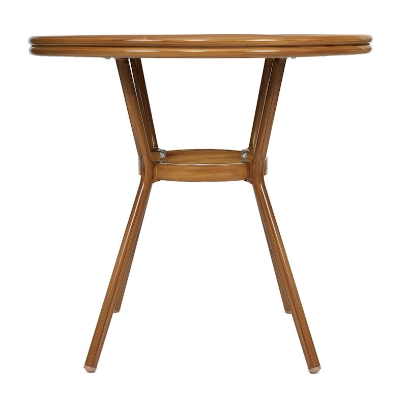 Indoor/Outdoor Commercial Glass Top Bistro Table