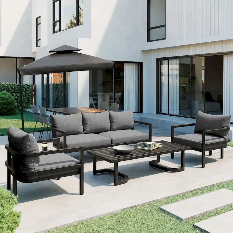 Multi-person Outdoor Steel Sofa Set