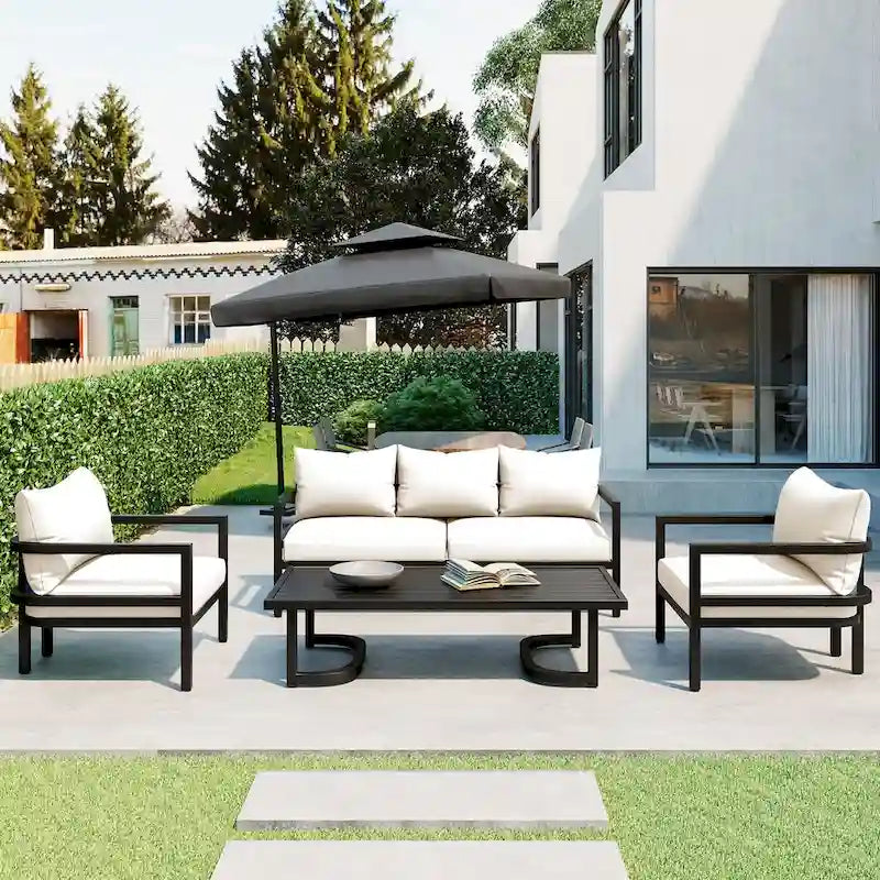 Multi-person Outdoor Steel Sofa Set