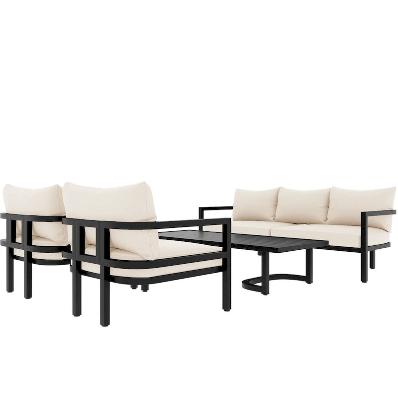 Multi-person Outdoor Steel Sofa Set