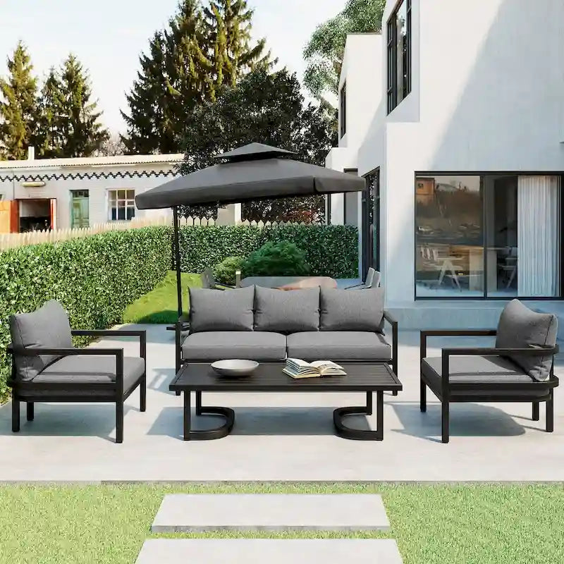 Multi-person Outdoor Steel Sofa Set