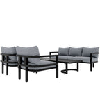 Multi-person Outdoor Steel Sofa Set