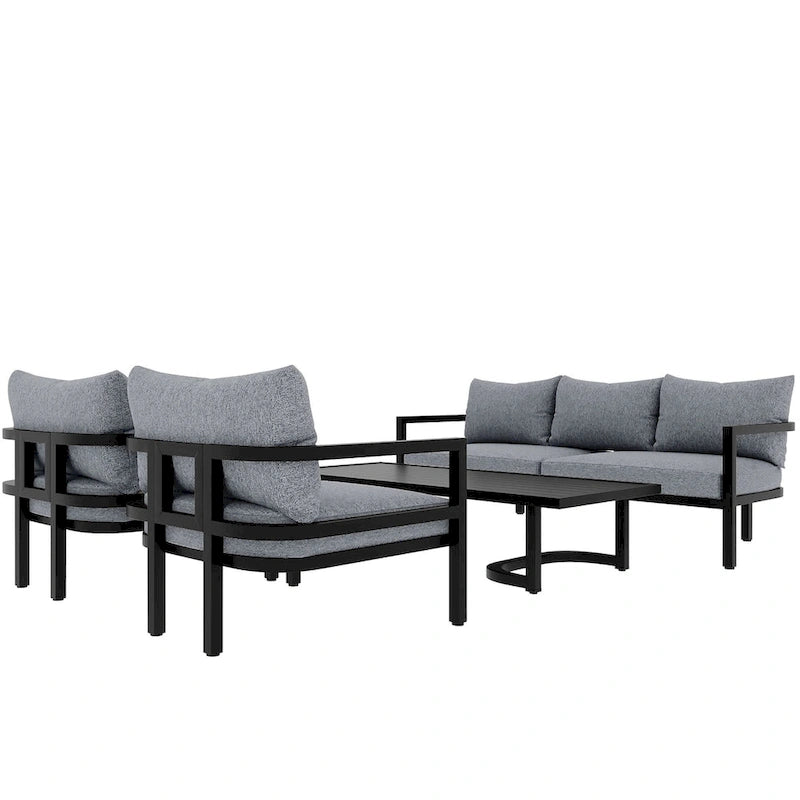Multi-person Outdoor Steel Sofa Set