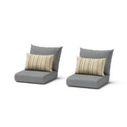 Cannes 2 Piece Sunbrella Outdoor Patio Club Chairs