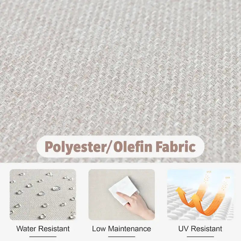 XIZZI 13-piece Outdoor Patio Furniture Wicker Seating Set with Fire Pit