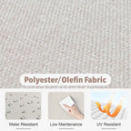 XIZZI 13-piece Outdoor Patio Furniture Wicker Seating Set with Fire Pit