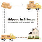 XIZZI 13-piece Outdoor Patio Furniture Wicker Seating Set with Fire Pit