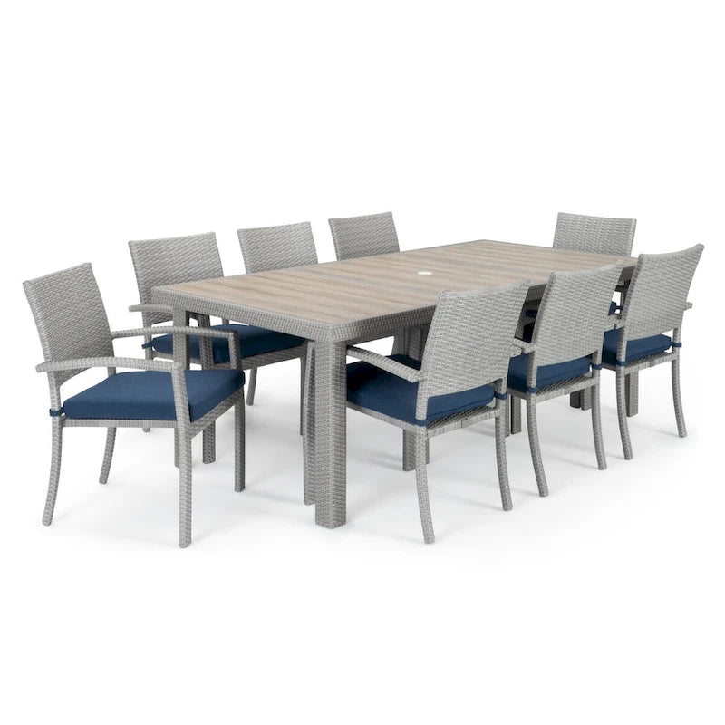 Portofino Comfort 19 Piece Sunbrella Outdoor Motion Estate Set