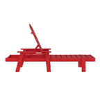 Indoor-Outdoor Adjustable Adirondack Lounger with Fold Out Cupholder