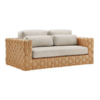 Thames Outdoor Patio Wicker Outdoor Patio Rattan Loveseat