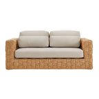 Thames Outdoor Patio Wicker Outdoor Patio Rattan Loveseat