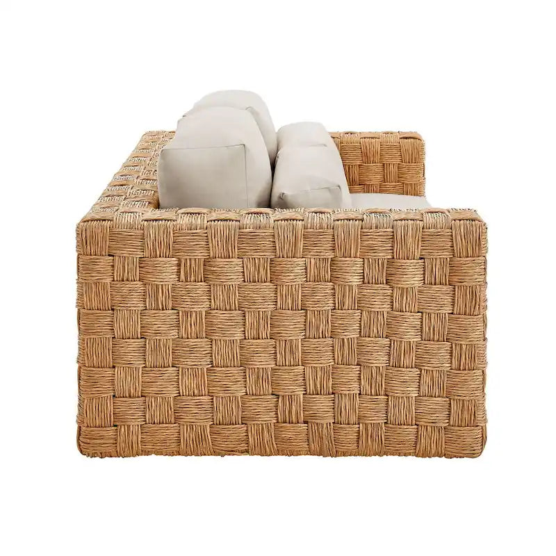 Thames Outdoor Patio Wicker Outdoor Patio Rattan Loveseat