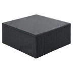 7 PCS Outdoor Wicker Sofa Set, Rattan Sofa Lounger