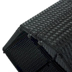 7 PCS Outdoor Wicker Sofa Set, Rattan Sofa Lounger