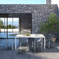 WRGHOME Modern Stacking Patio Dining Side Chair Indoor/Outdoor (Set of 2) - 31.10   H X 19.29   W X 19.68   D