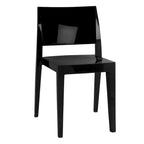 WRGHOME Modern Stacking Patio Dining Side Chair Indoor/Outdoor (Set of 2) - 31.10   H X 19.29   W X 19.68   D