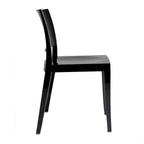 WRGHOME Modern Stacking Patio Dining Side Chair Indoor/Outdoor (Set of 2) - 31.10   H X 19.29   W X 19.68   D