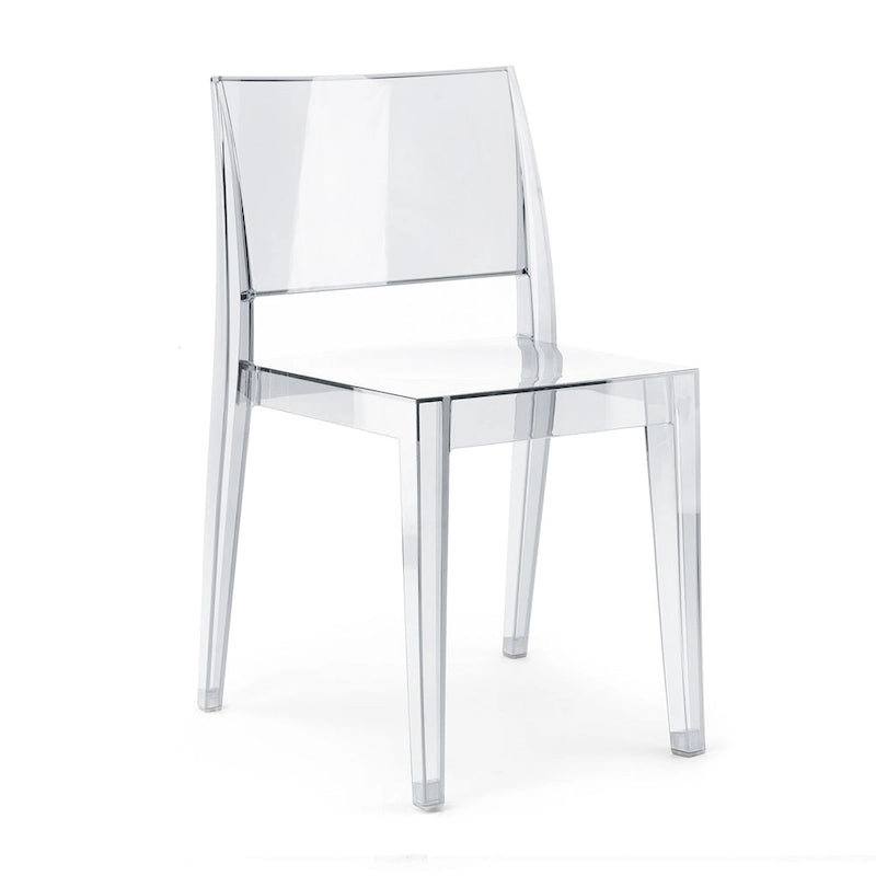 WRGHOME Modern Stacking Patio Dining Side Chair Indoor/Outdoor (Set of 2) - 31.10   H X 19.29   W X 19.68   D