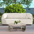 Harper 34.5   Aluminum Patio Round Coffee Table