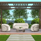 Harper 34.5   Aluminum Patio Round Coffee Table