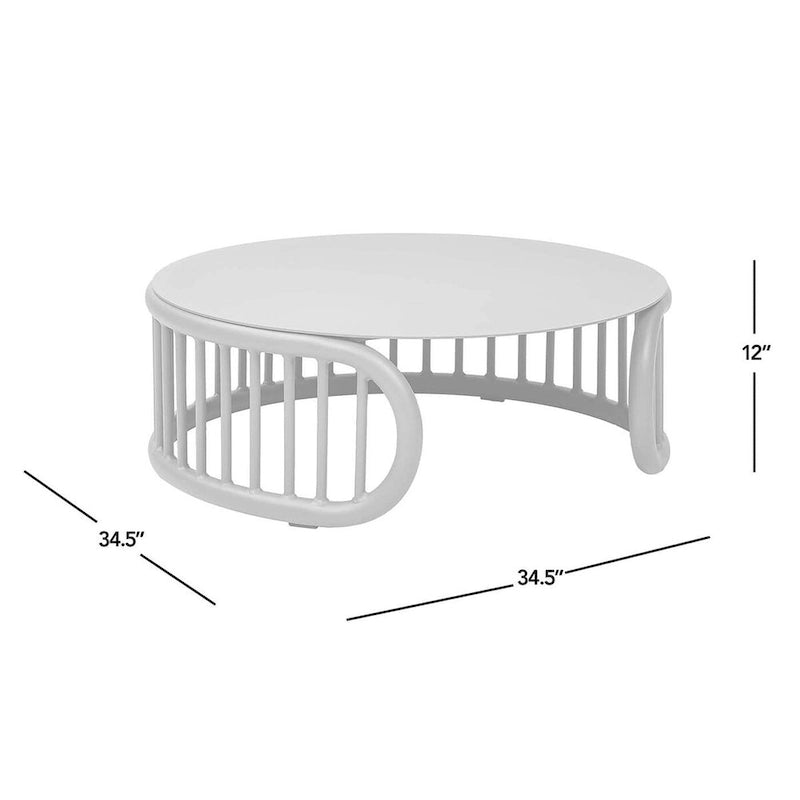 Harper 34.5   Aluminum Patio Round Coffee Table