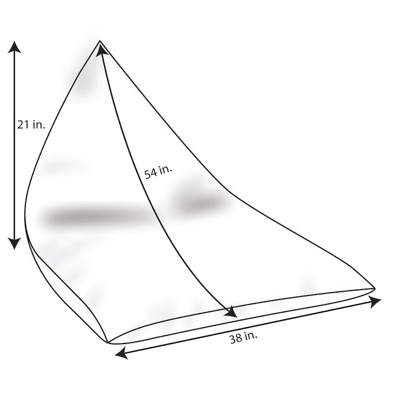 Sorra Home Solid Velvet Indoor Bean Lounger