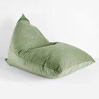 Sorra Home Solid Velvet Indoor Bean Lounger