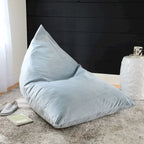 Sorra Home Solid Velvet Indoor Bean Lounger