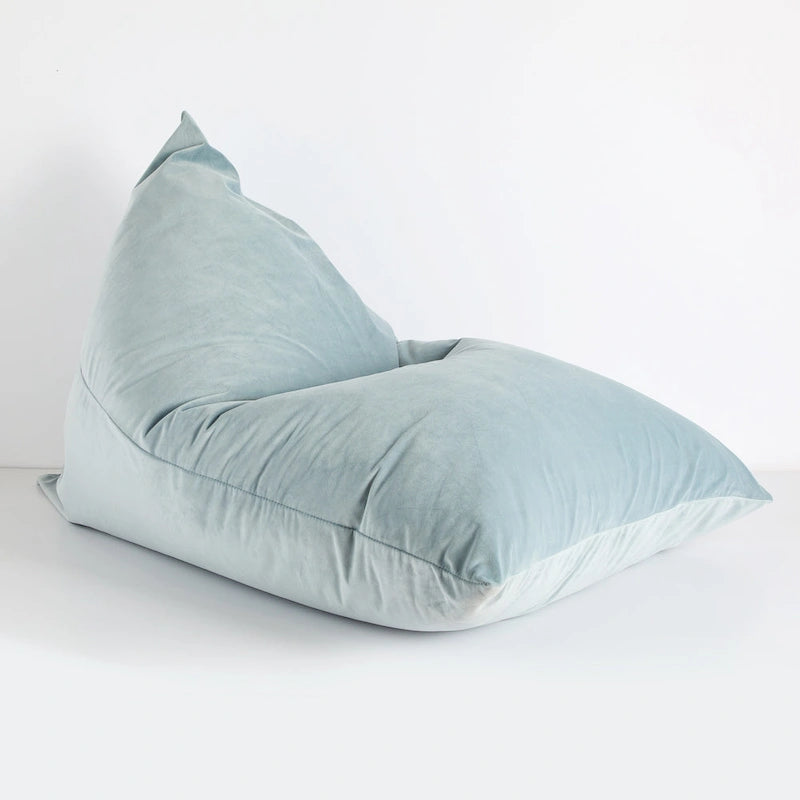 Sorra Home Solid Velvet Indoor Bean Lounger