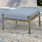 6-Piece Aluminum Patio Conversation Set, 2-Seat Outdoor Couch with Coffee Table and Cushions